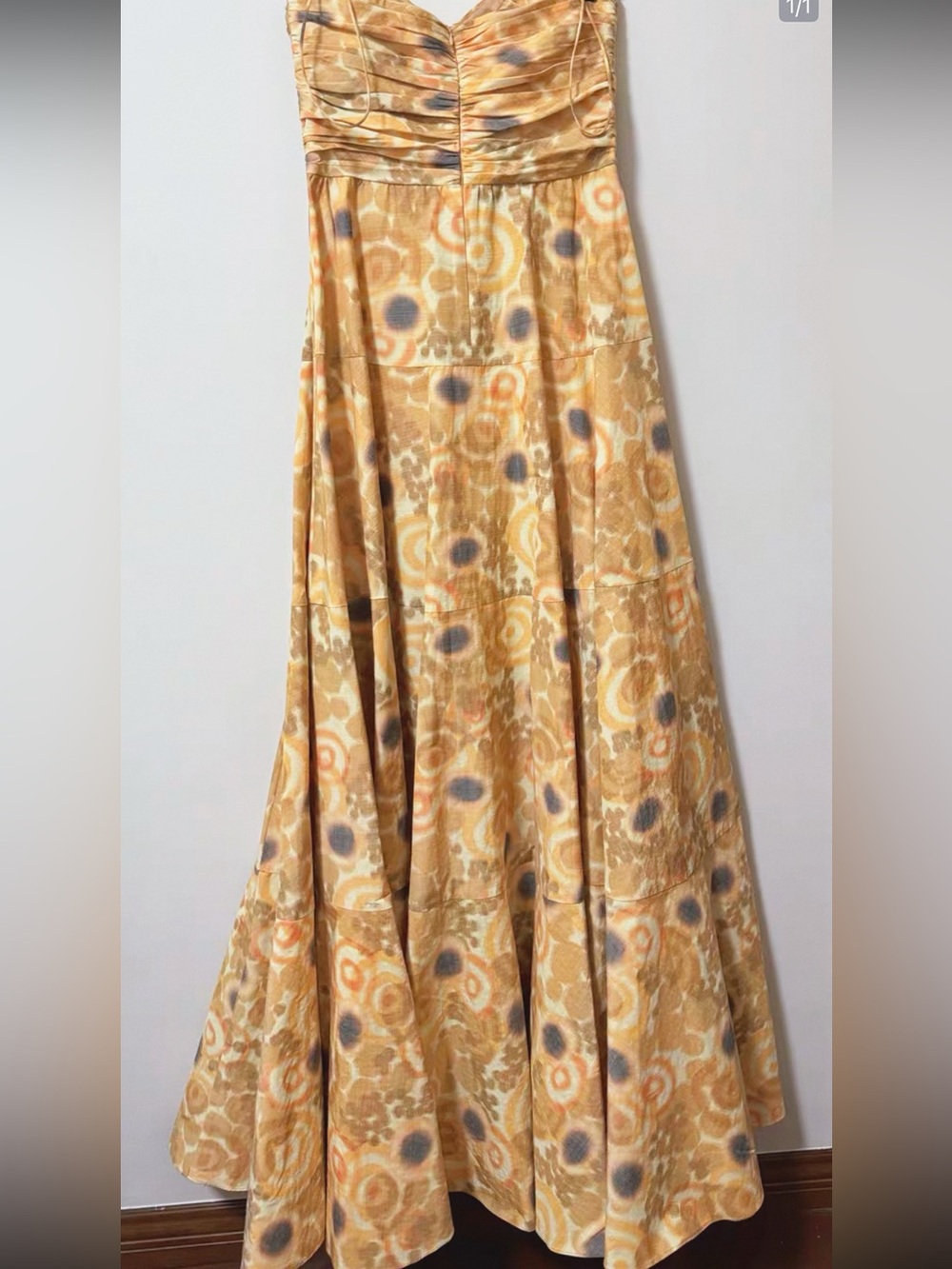 ALEXIS Imilia Printed Cotton-Blend Gown, L - Picture 4 of 10